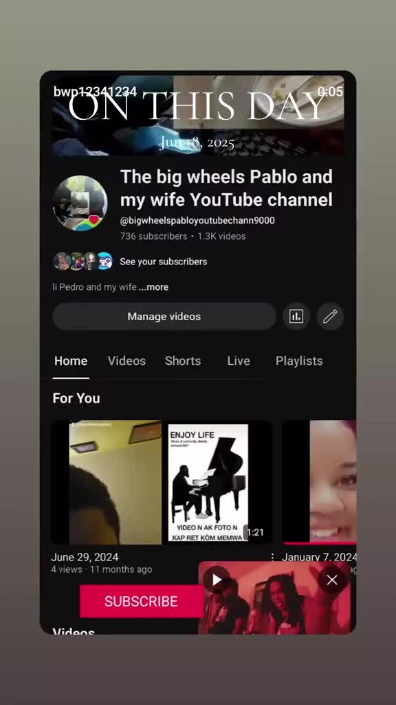 @the big wheels Pablo and my