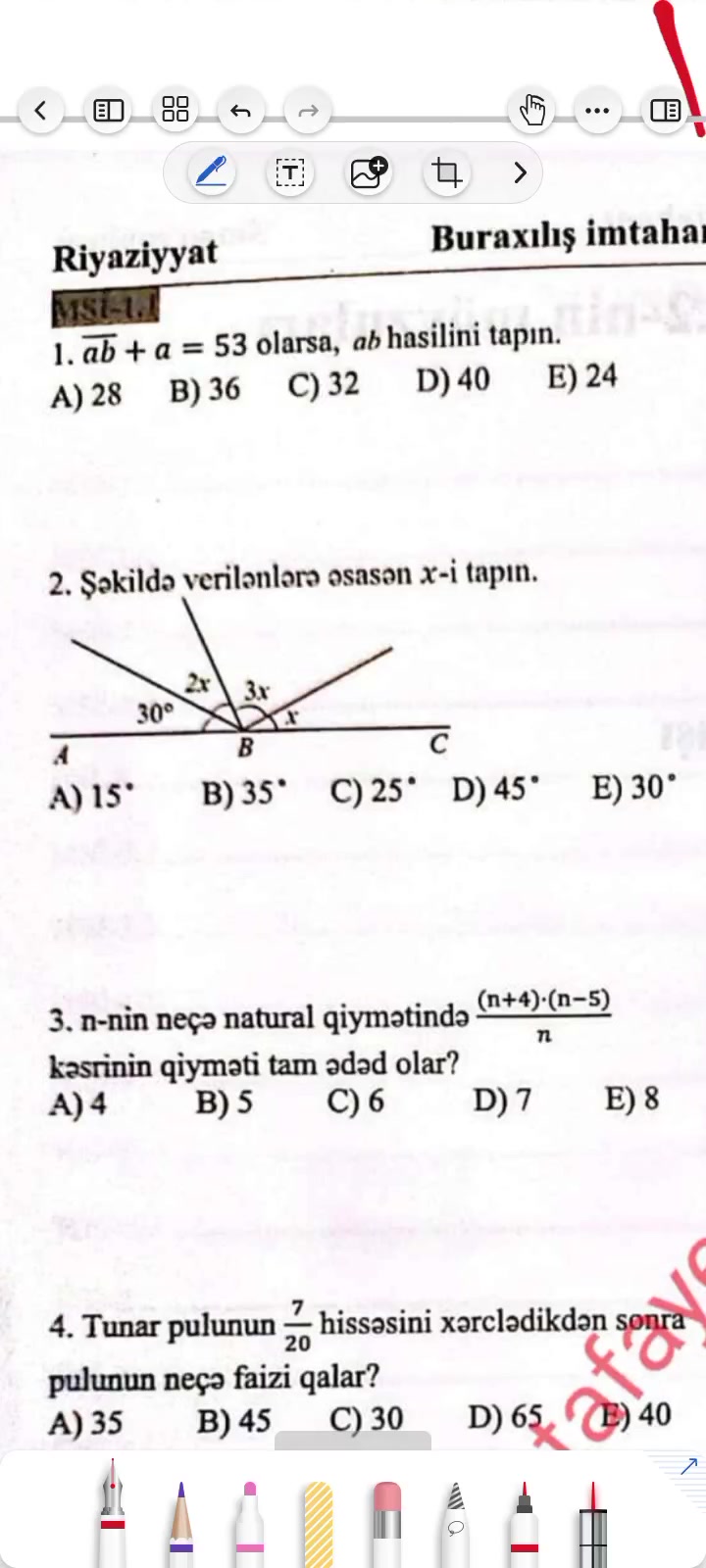 @Riyaziyyat hazırlığı👩🏫