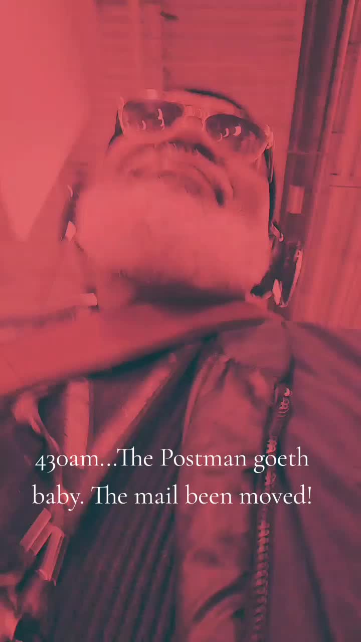 @The Postman cometh baby