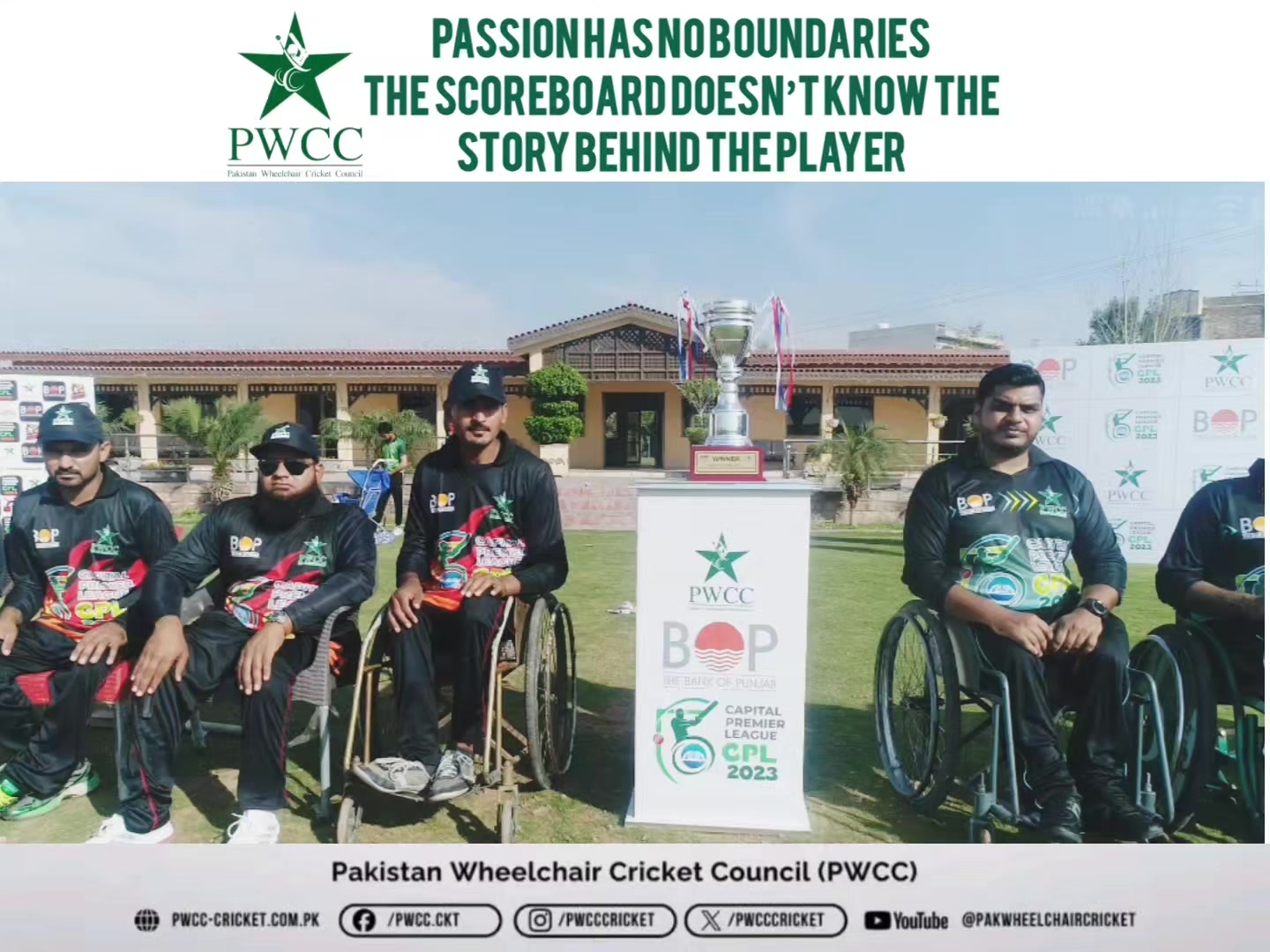 @Pakistan Wheelchair Cricket