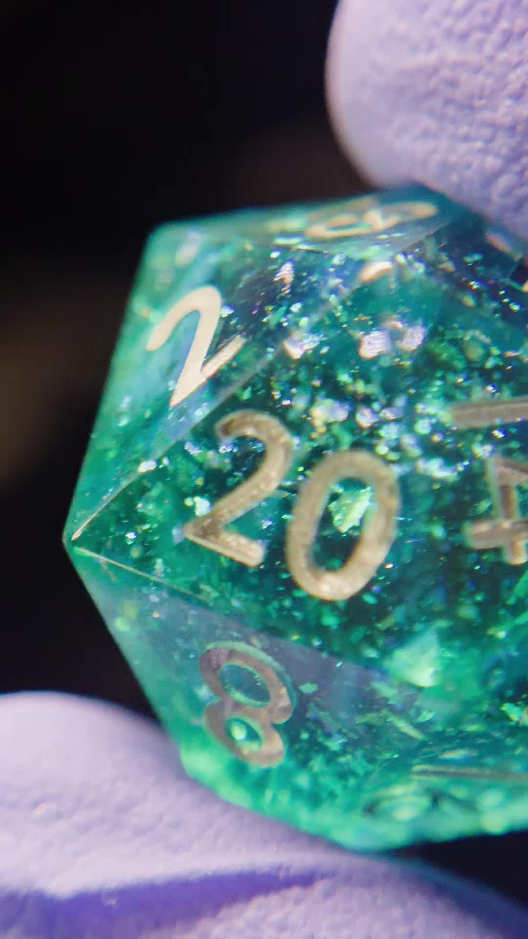 @KJ - Garnet Serpent Dice