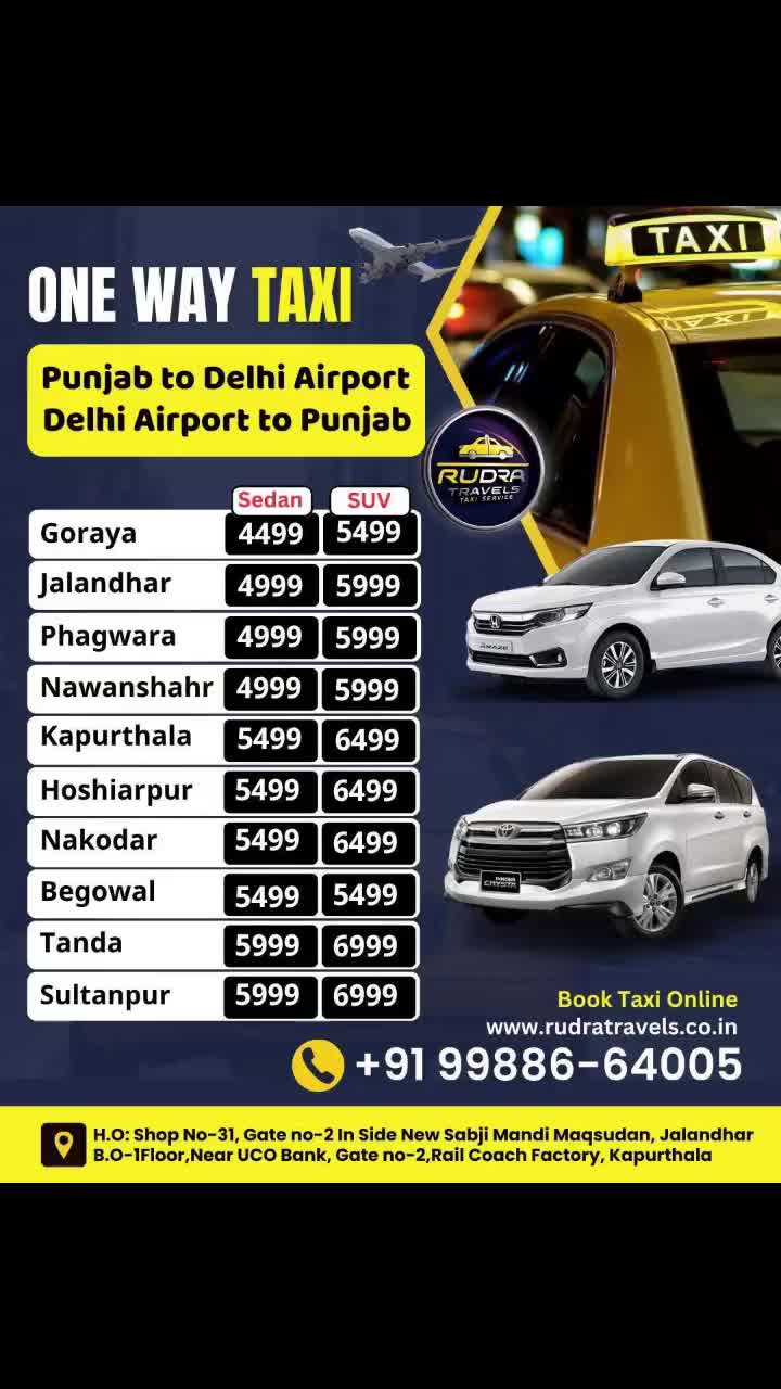 @One Way Taxi Airport