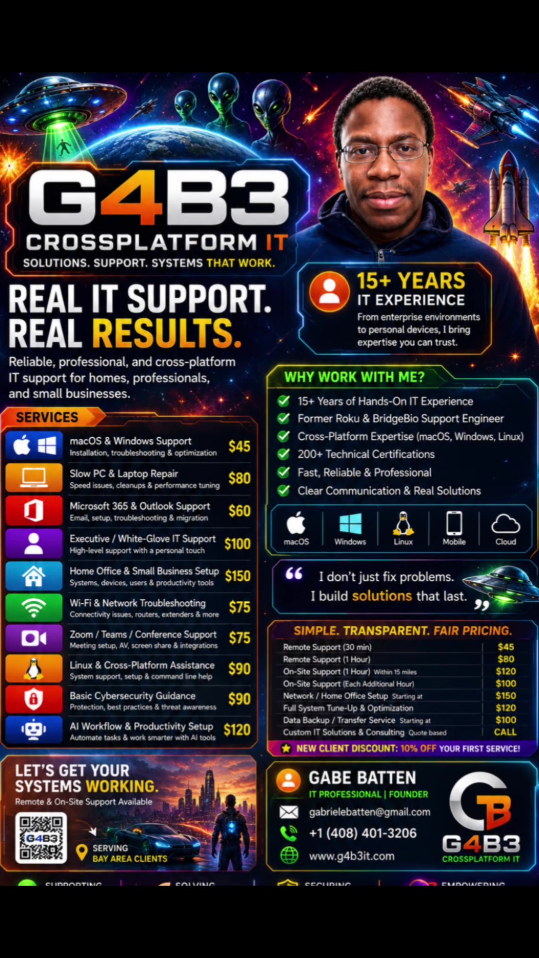 @G4B3 Cross Platform IT/AV