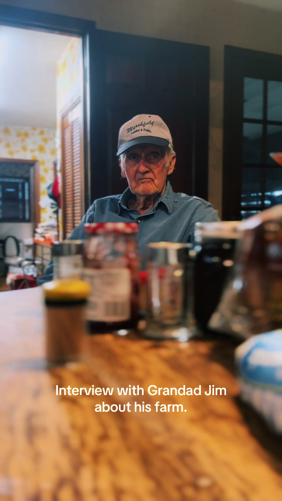 @farm girl & Grandad Jim