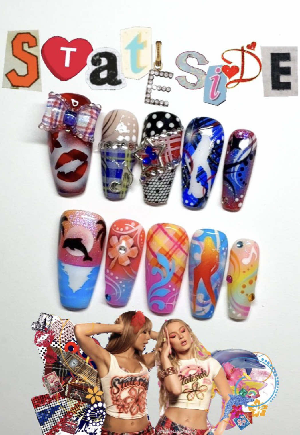 @Geranium Duet Nails ๐ง๐ชฉ๐งธ