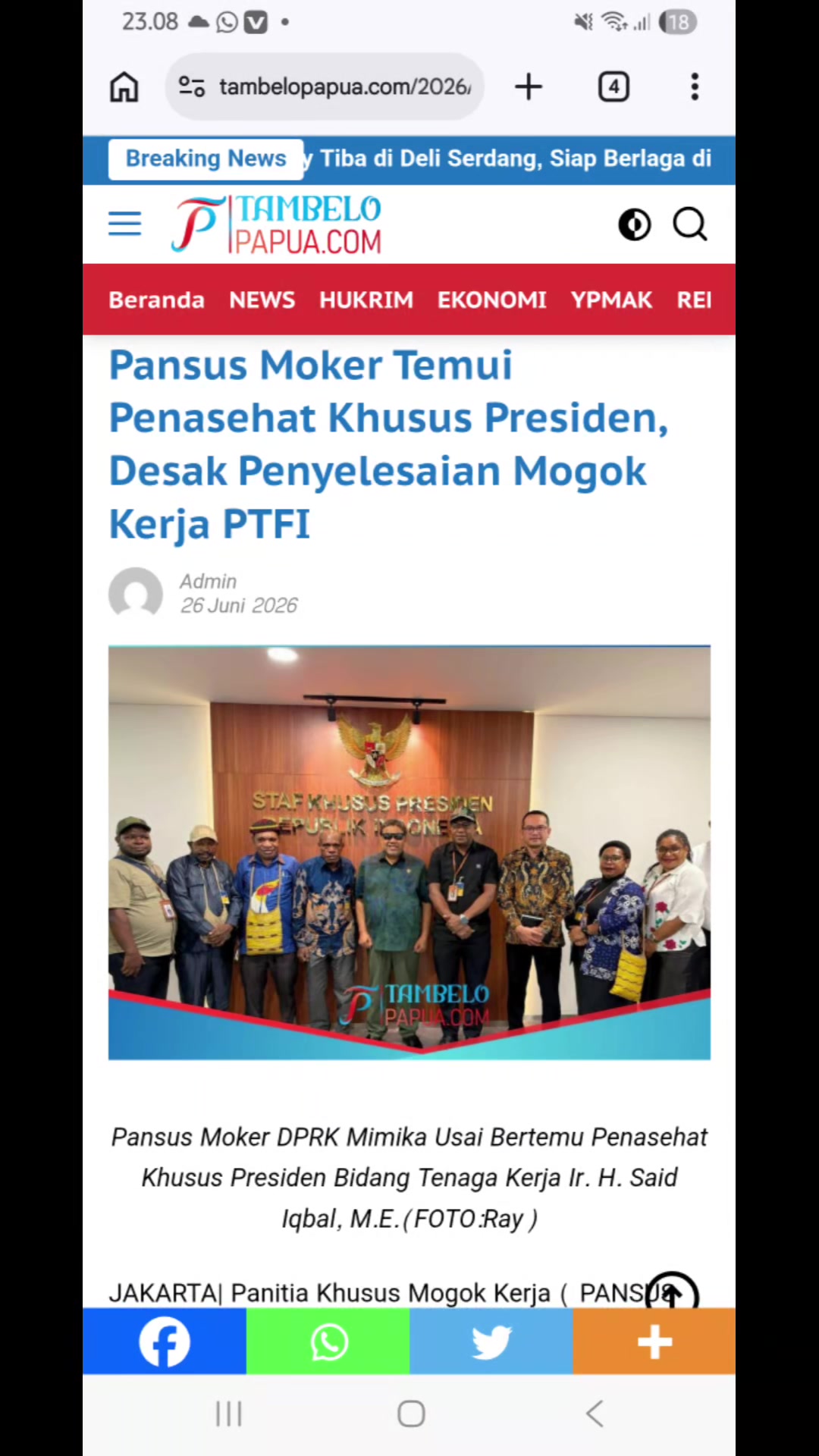 @redaksitambelopapua