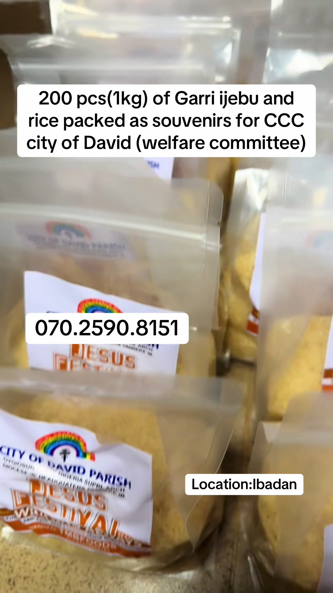@TMBfoods | FOODSTUFF IN IBADAN