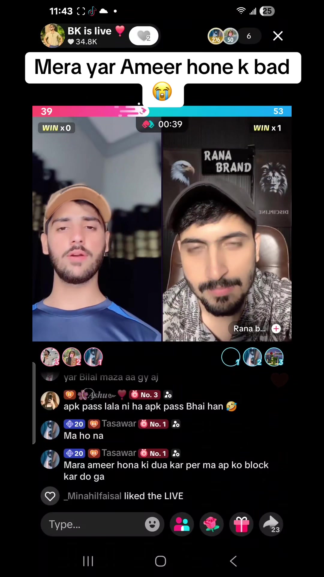 @BK is live ❣️