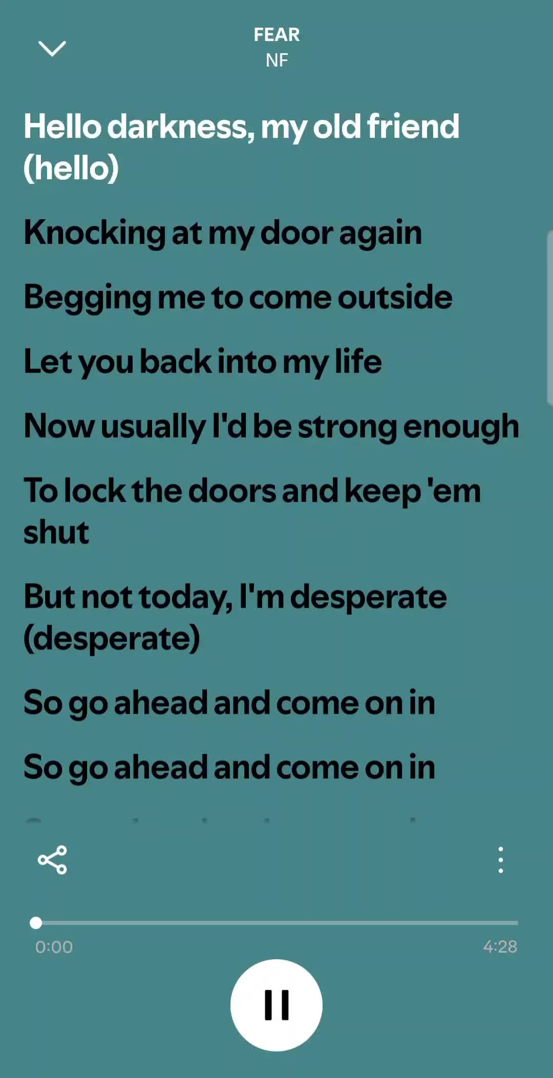 @NF Song Lyrics
