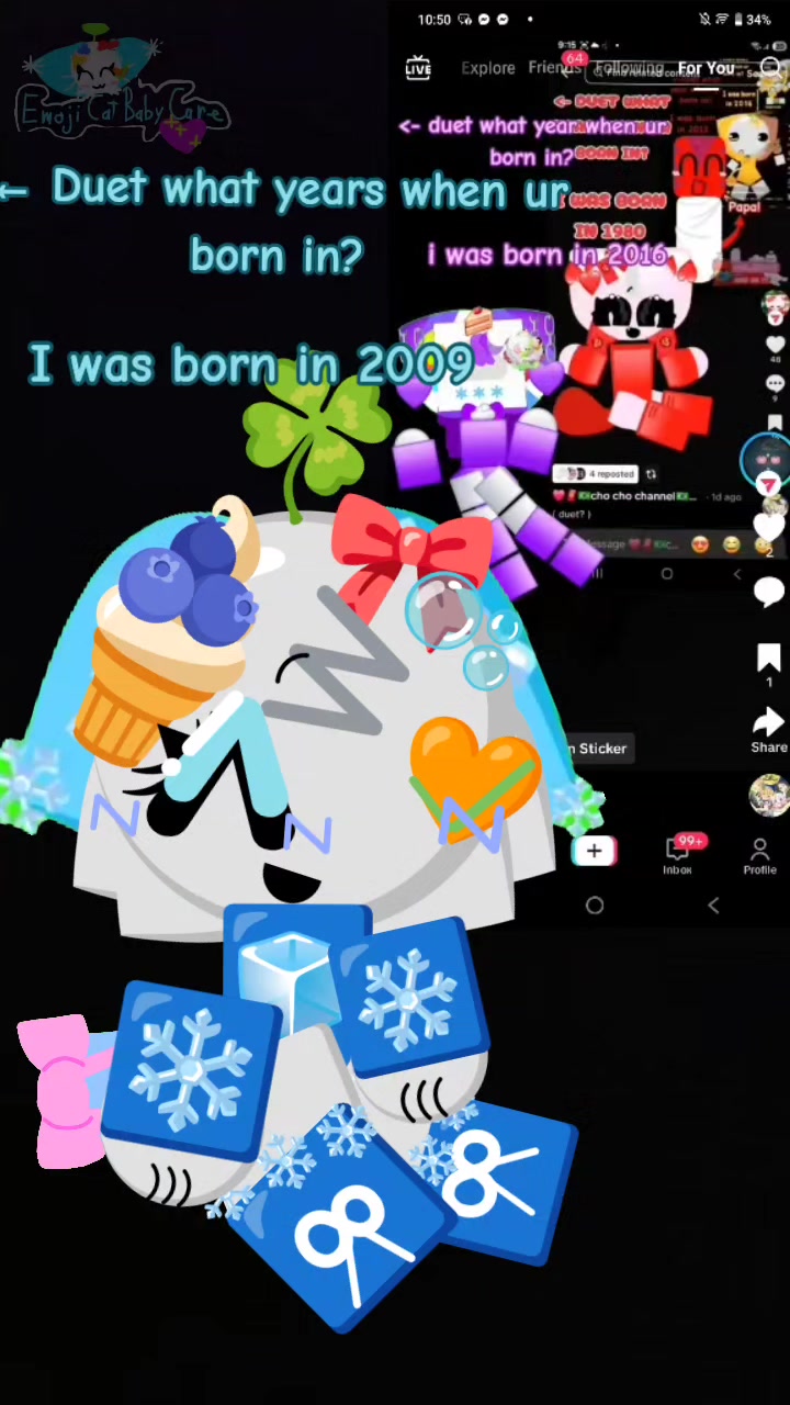 @🩵❄️Emoji Cat Sprunki Cute❄️🩵