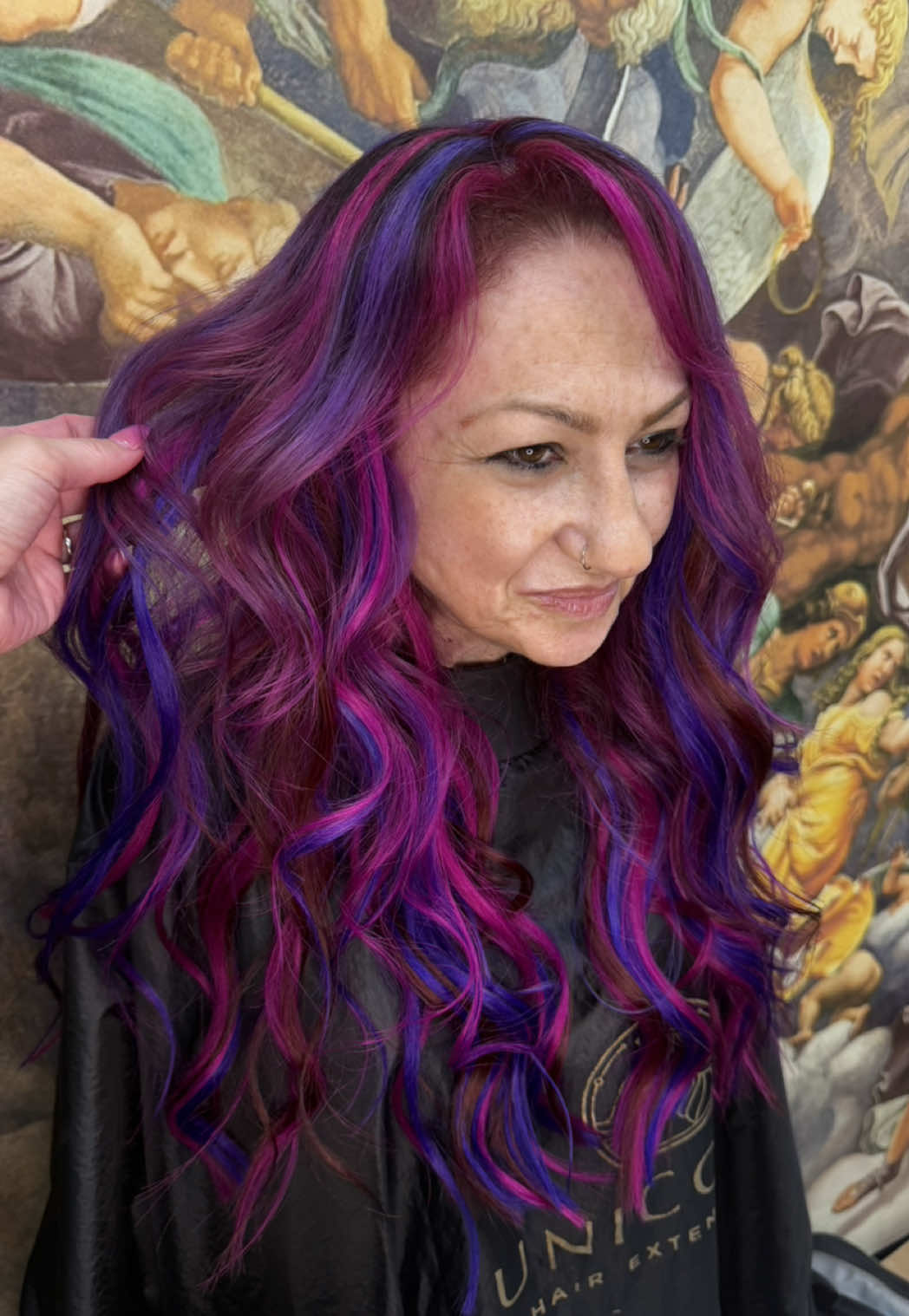 @Unicorn hair queen extensions