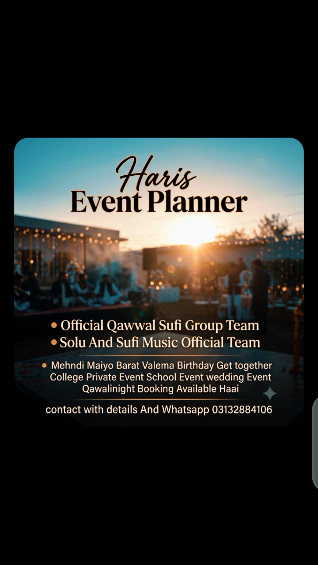 @Qawalinight Event Planner 🎹🎤