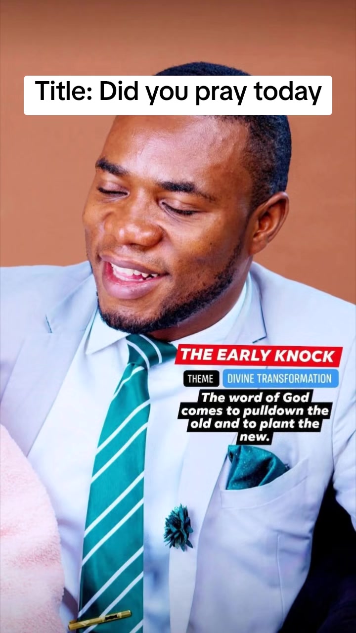 @THE EARLYKNOCK DEVOTIO🇨🇲🇺🇸