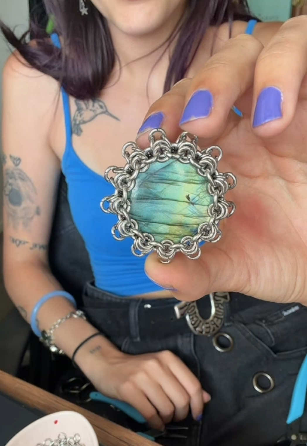 @tam⛓️&zwj;💥 chain maille jewelry