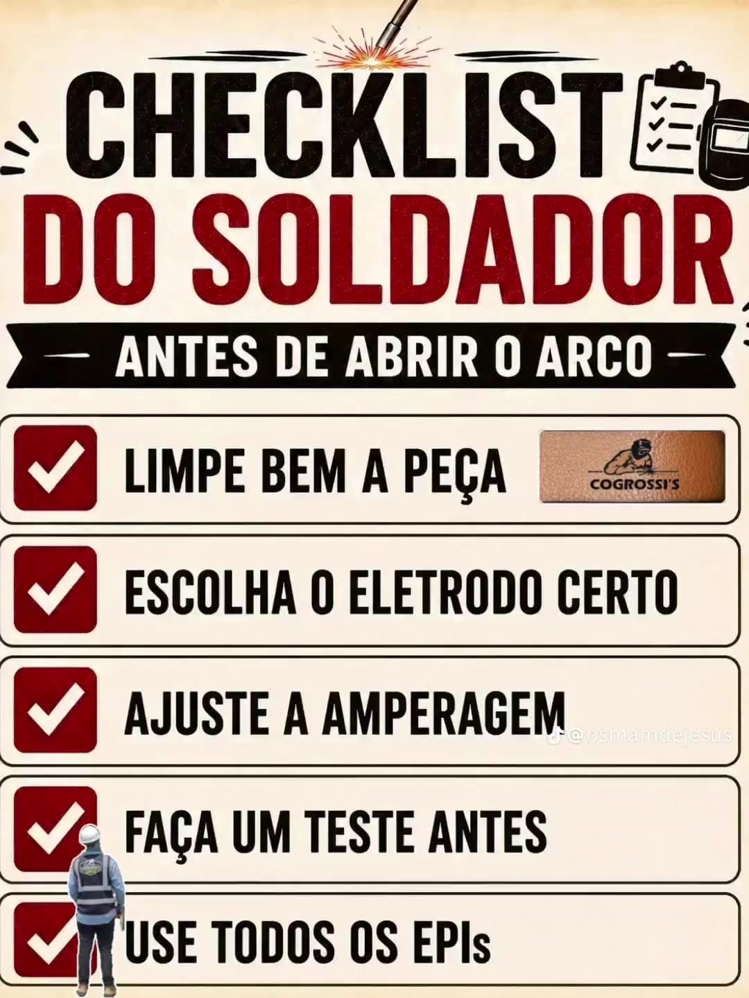 @Cogrosi's treinamento em solda