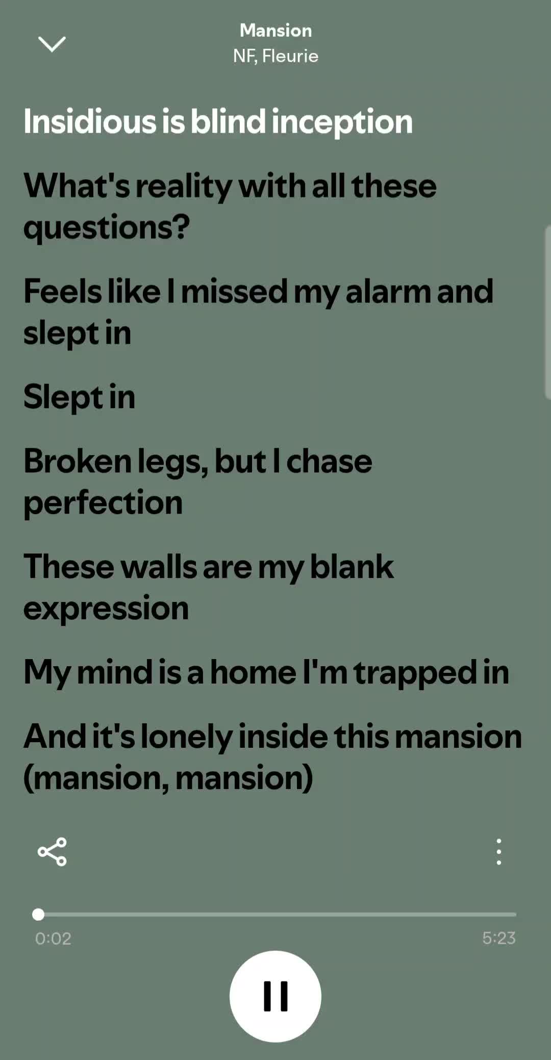 @NF Song Lyrics