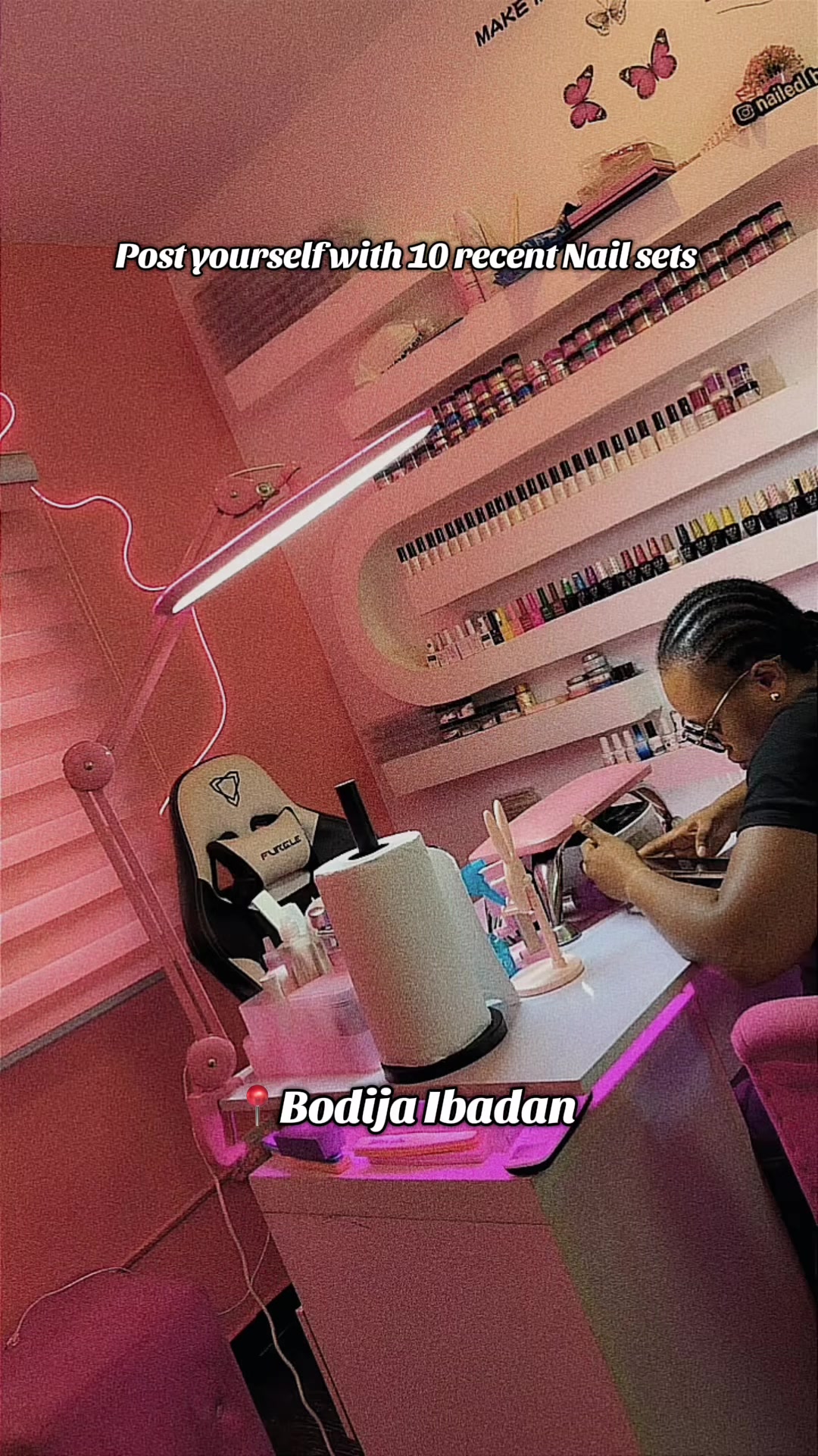 @Nail technician in Ibadan
