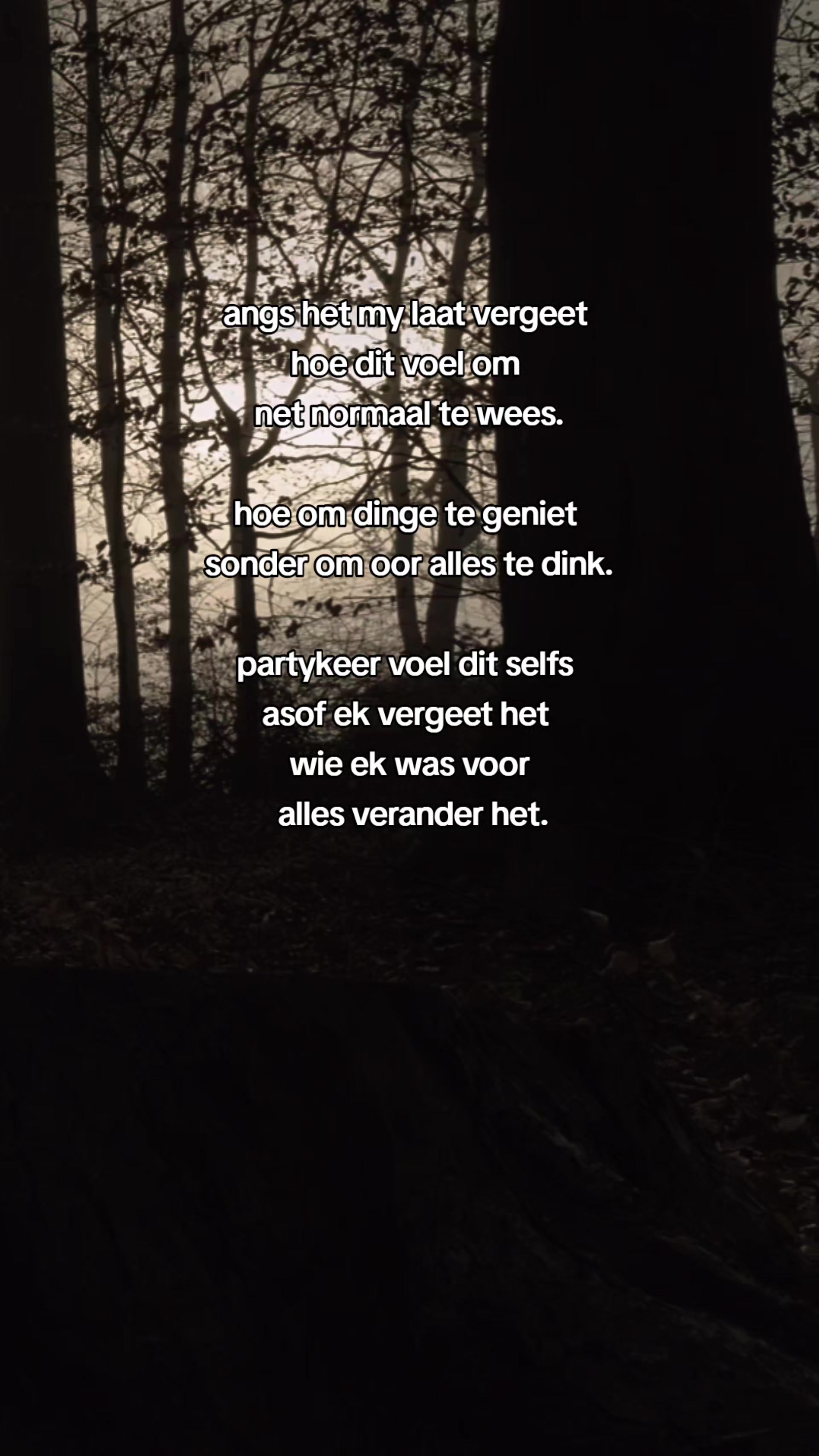@gedagtes in die stilte