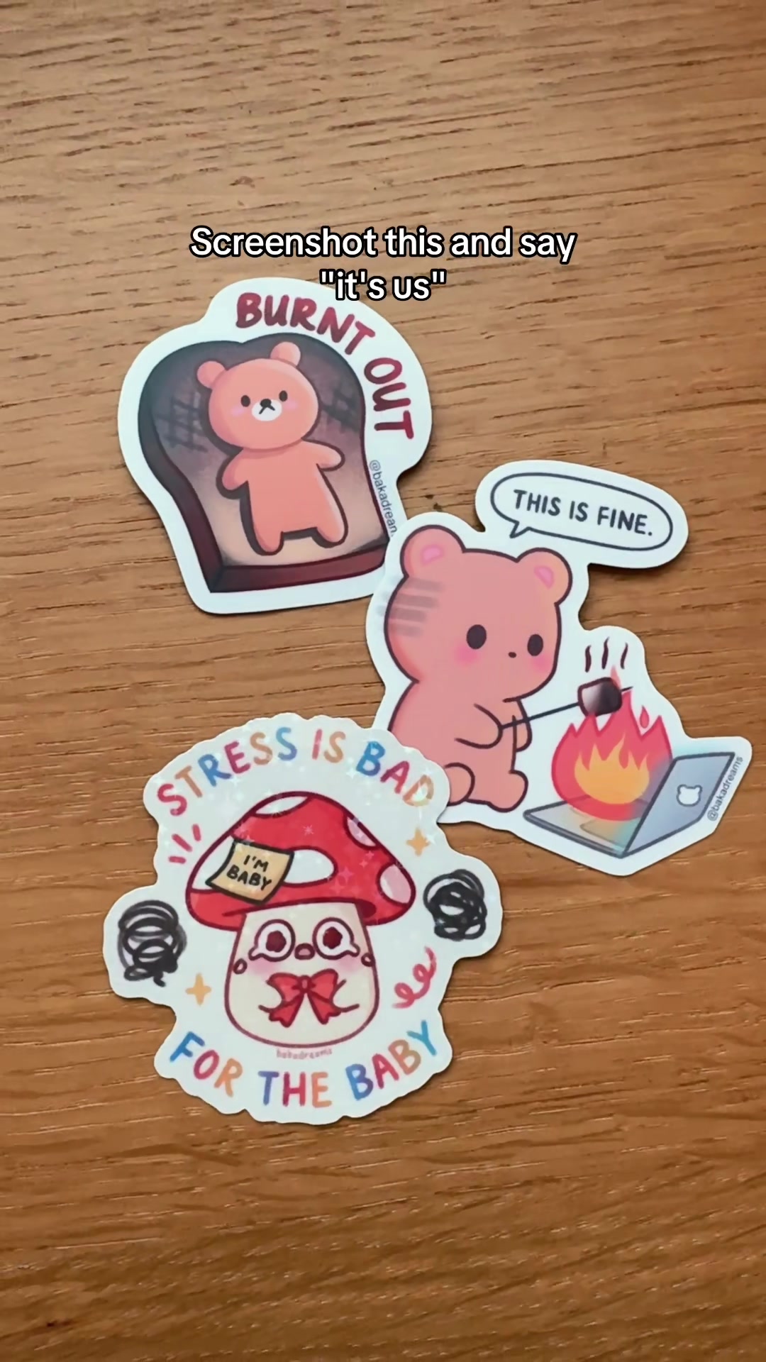 @BakaDreams | Cute Sticker Shop