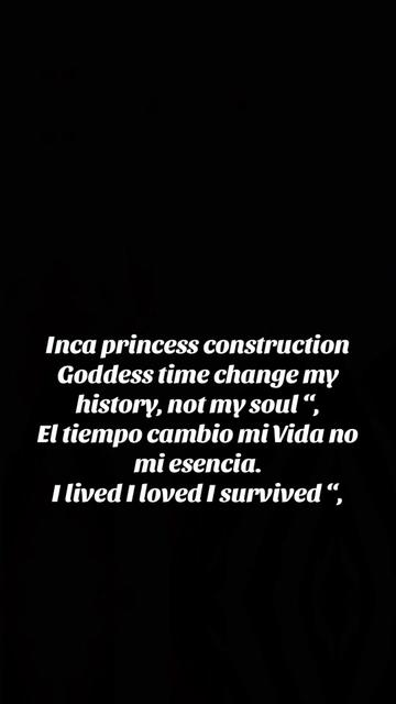@Inca princess