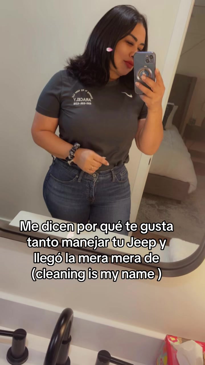 @Aracely cleaning is my name