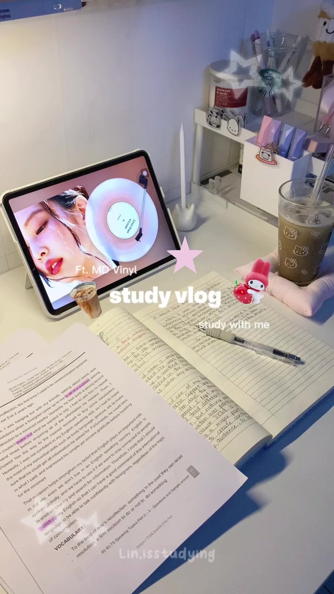 @Lin is studying 🎀ྀིྀི