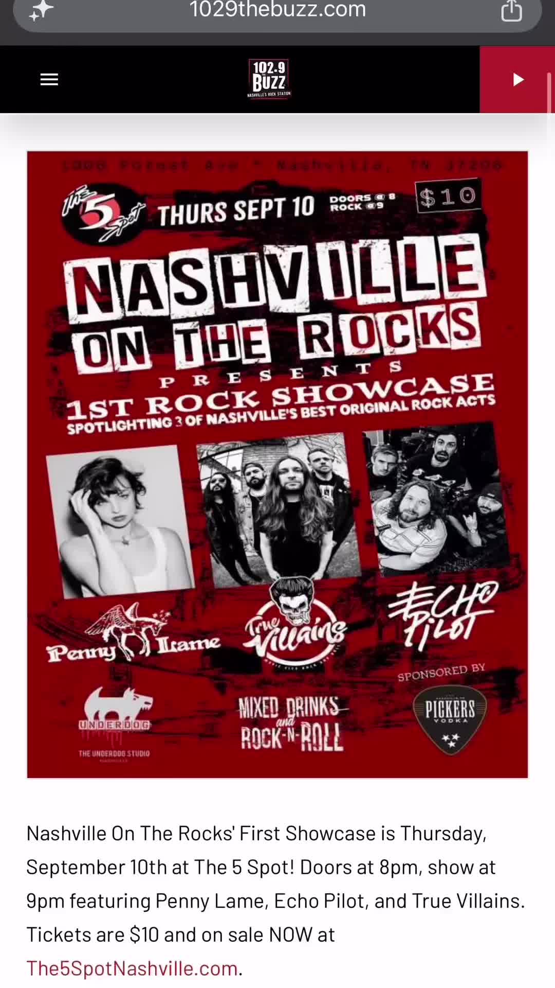 @Nashville On The Rocks