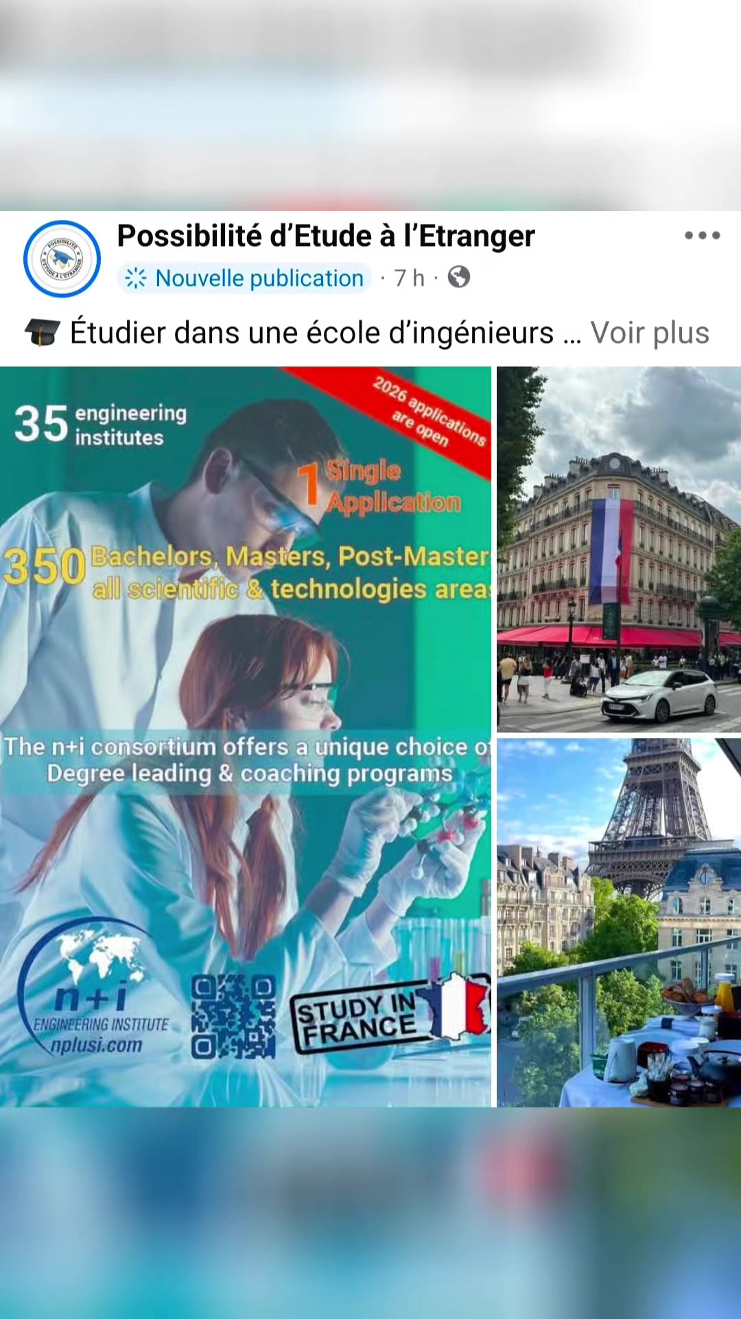 @PossibiliteEtudeEtranger