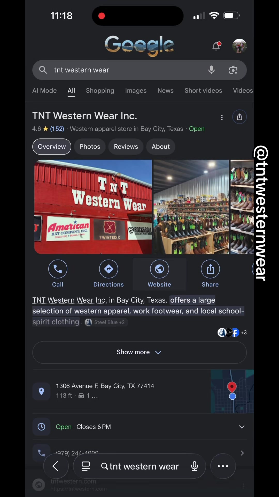 @TNT Western Wear// Bay City,Tx