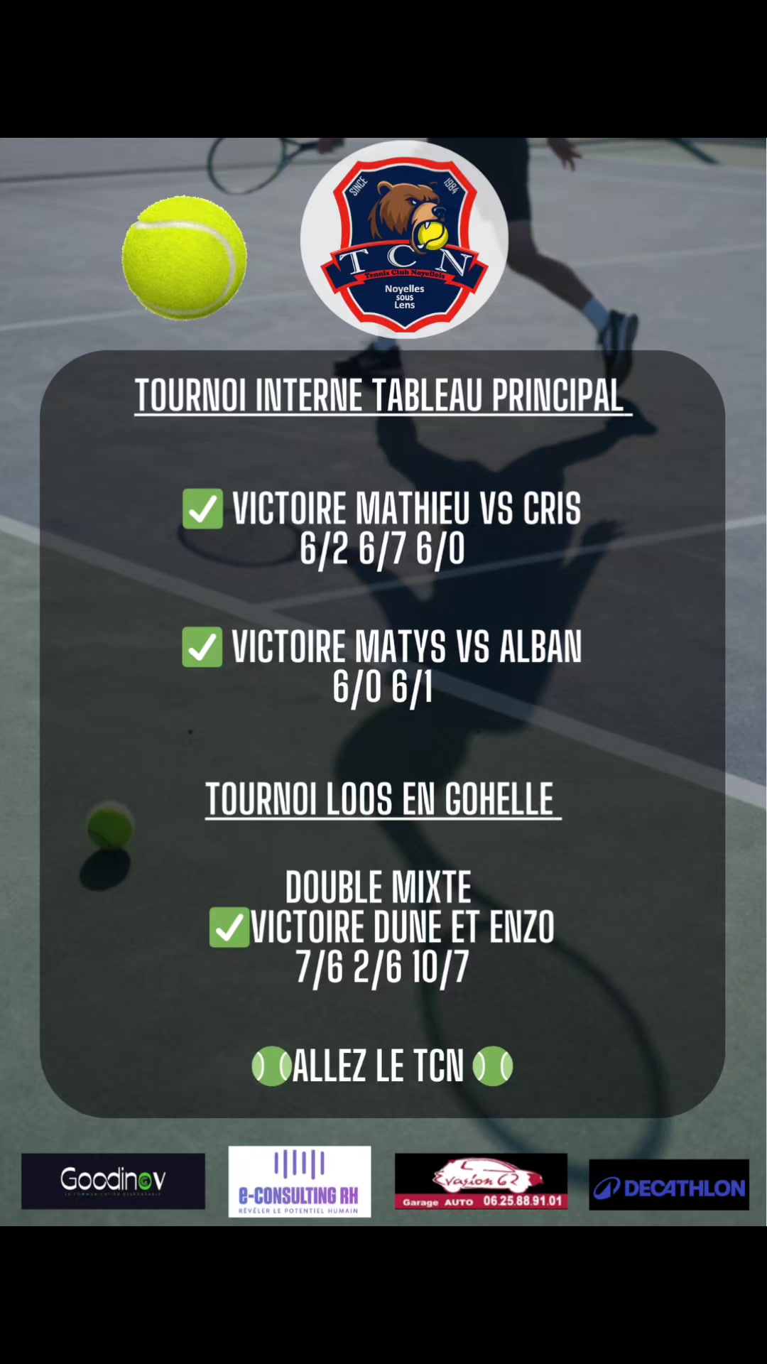 @Tennis Club Noyellois
