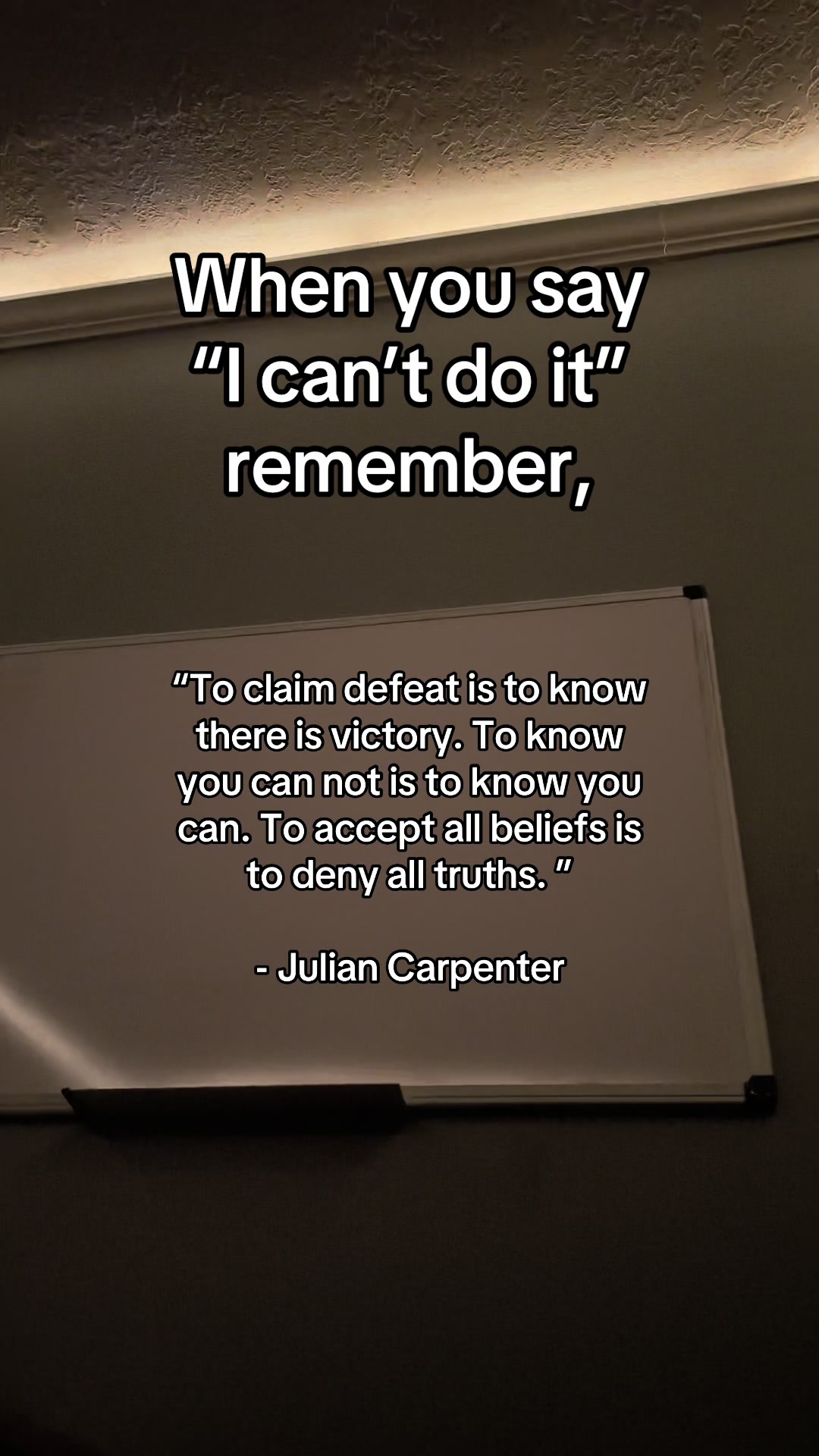 @Julian Carpenter