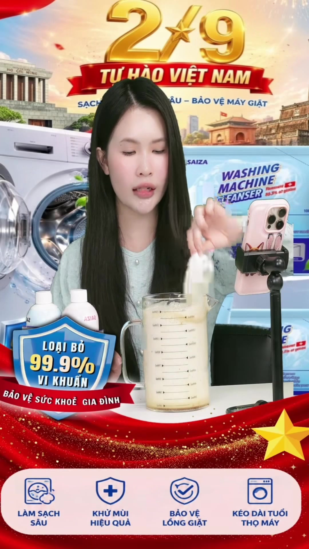 @Tẩy lồng m&aacute;y giặt