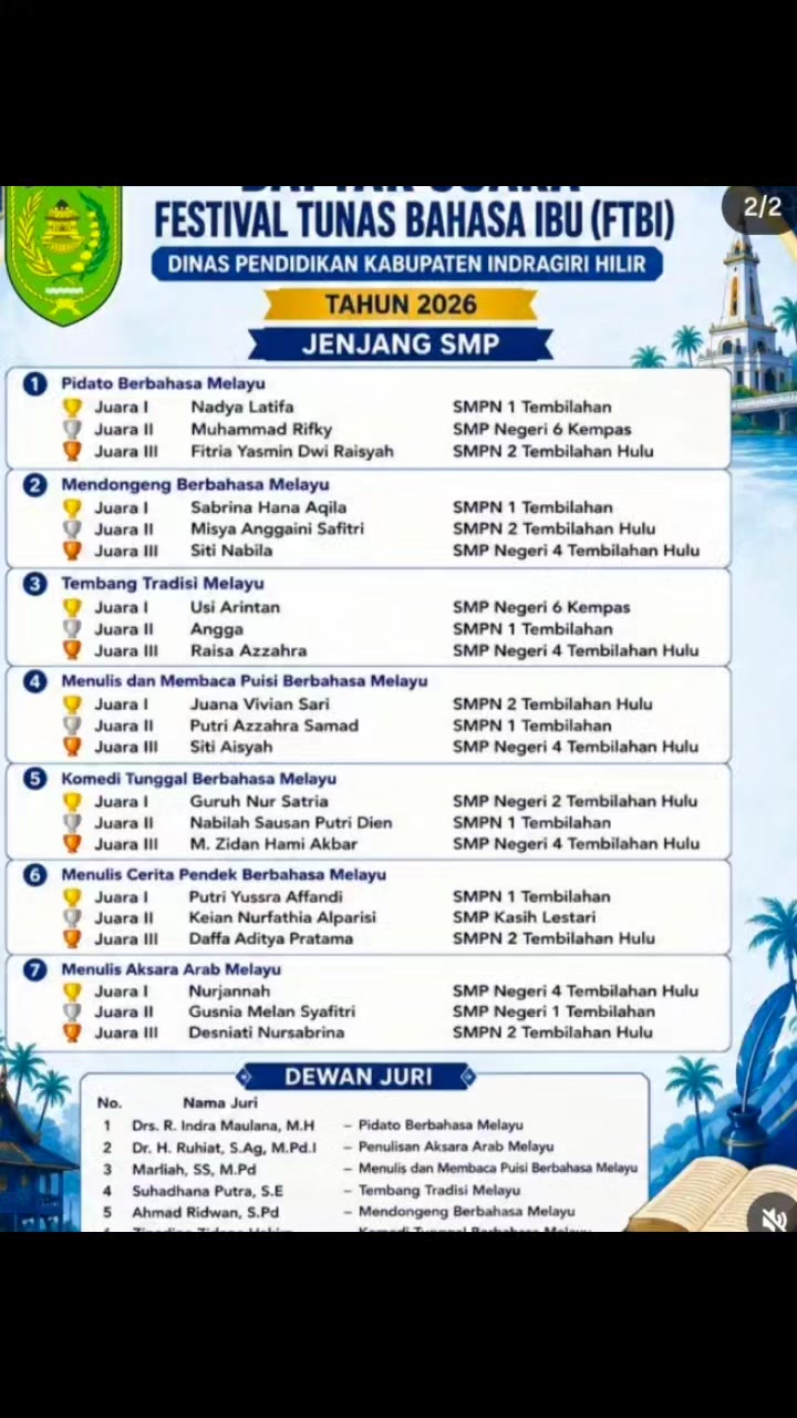 @SMP N 1 Tembilahan