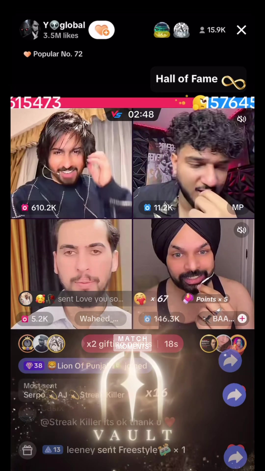 @Match Moments