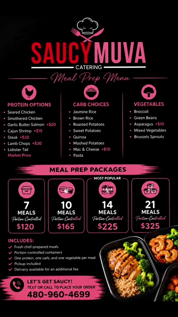 @SaucyMuva Catering