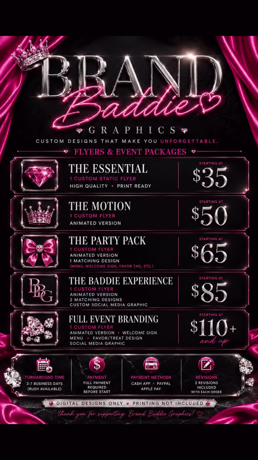 @brand baddie graphics