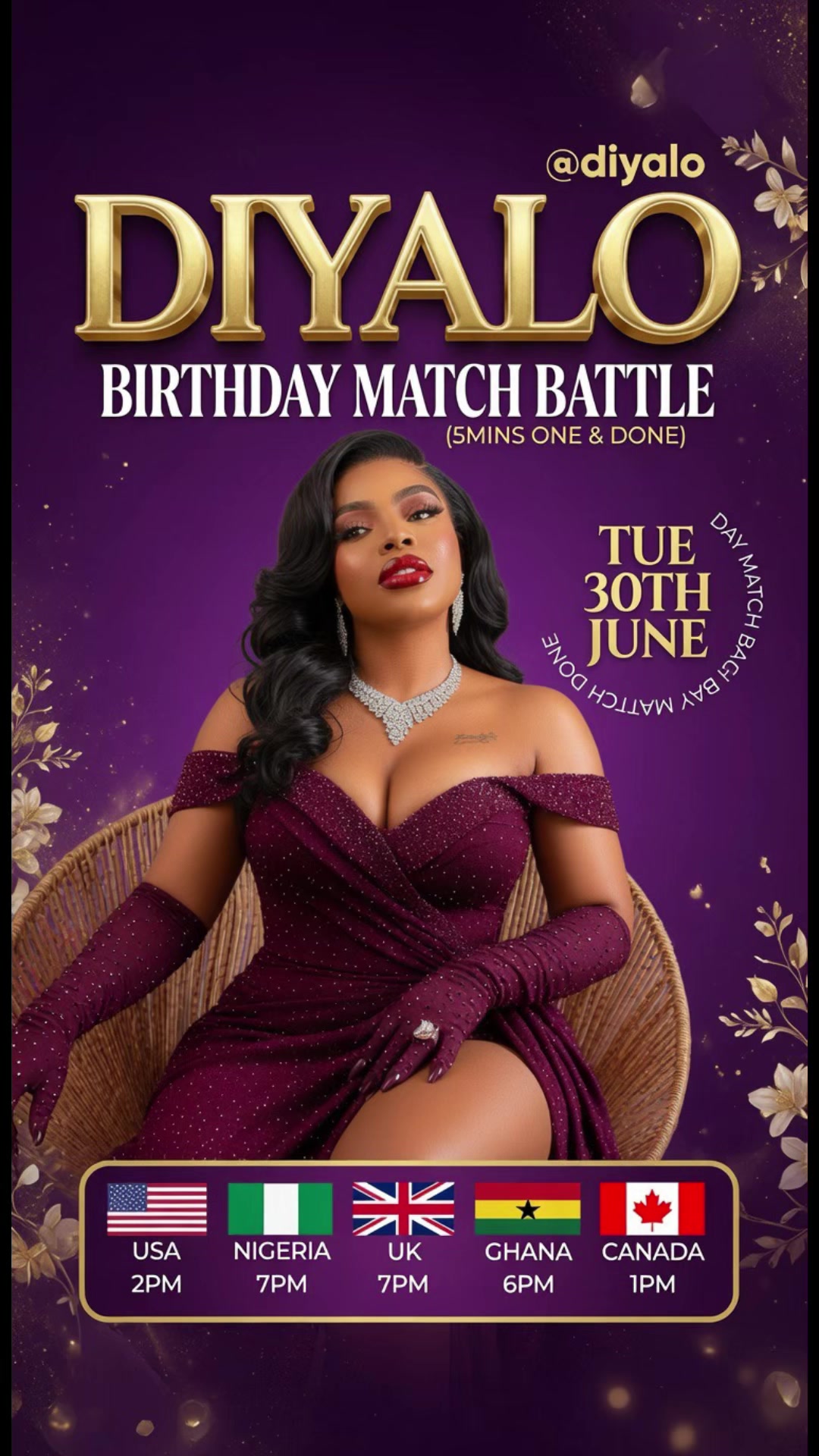 @DIYALO 💜 DIYALO🎂 30th JUNE