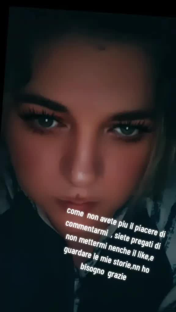 @chiara unica è sincera 💯💯❤️