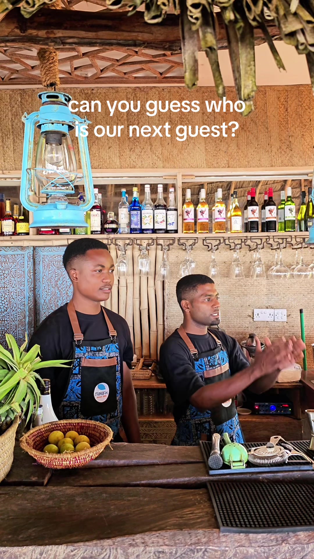 @Marafiki Beach Bar in Zanzibar