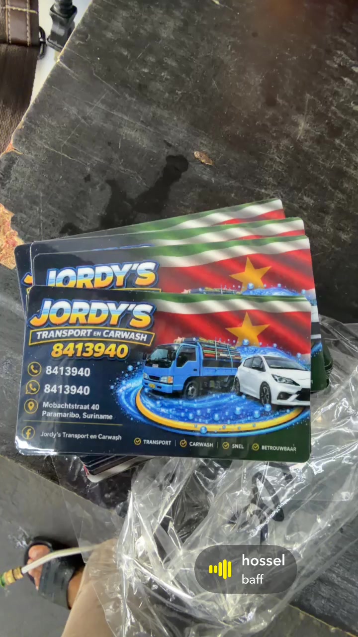 @Jordy transport en carwash