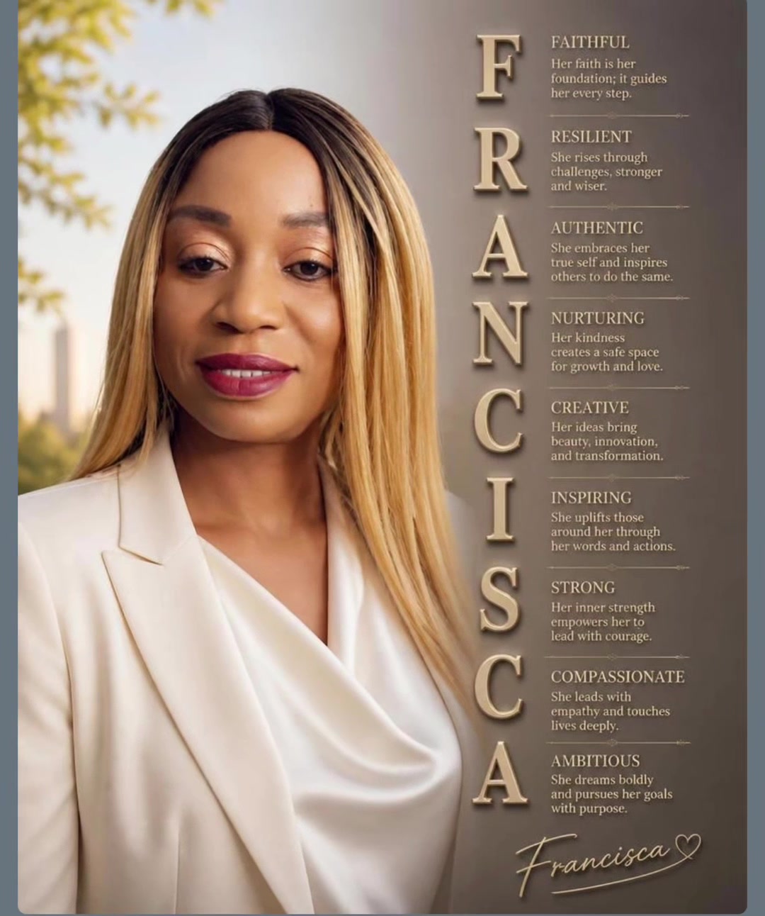 @Francisca Odugbemi