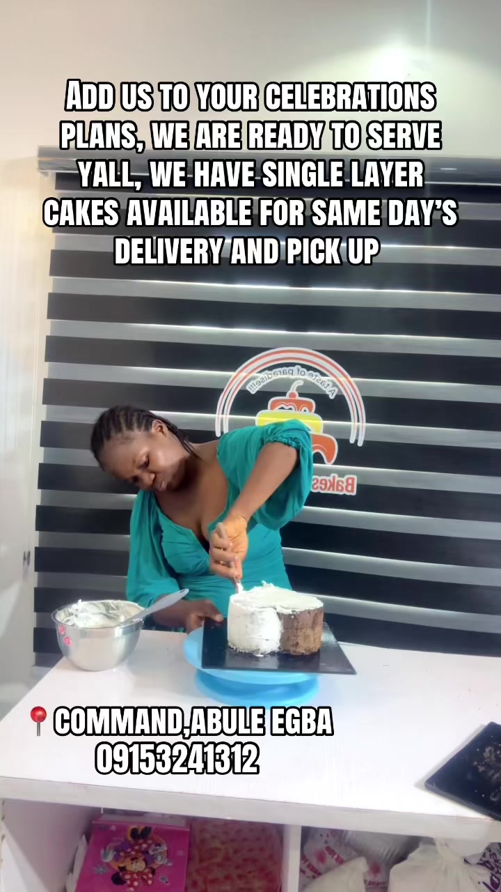 @Baker in command/abule egba 🎂