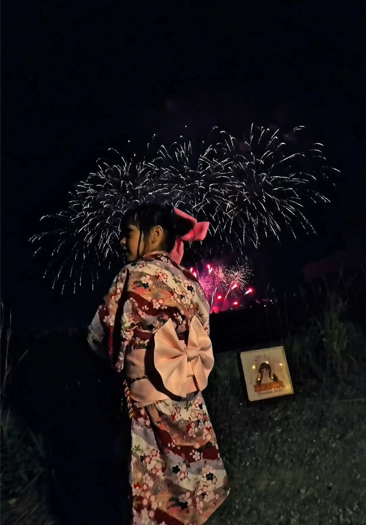 @涵涵看花火