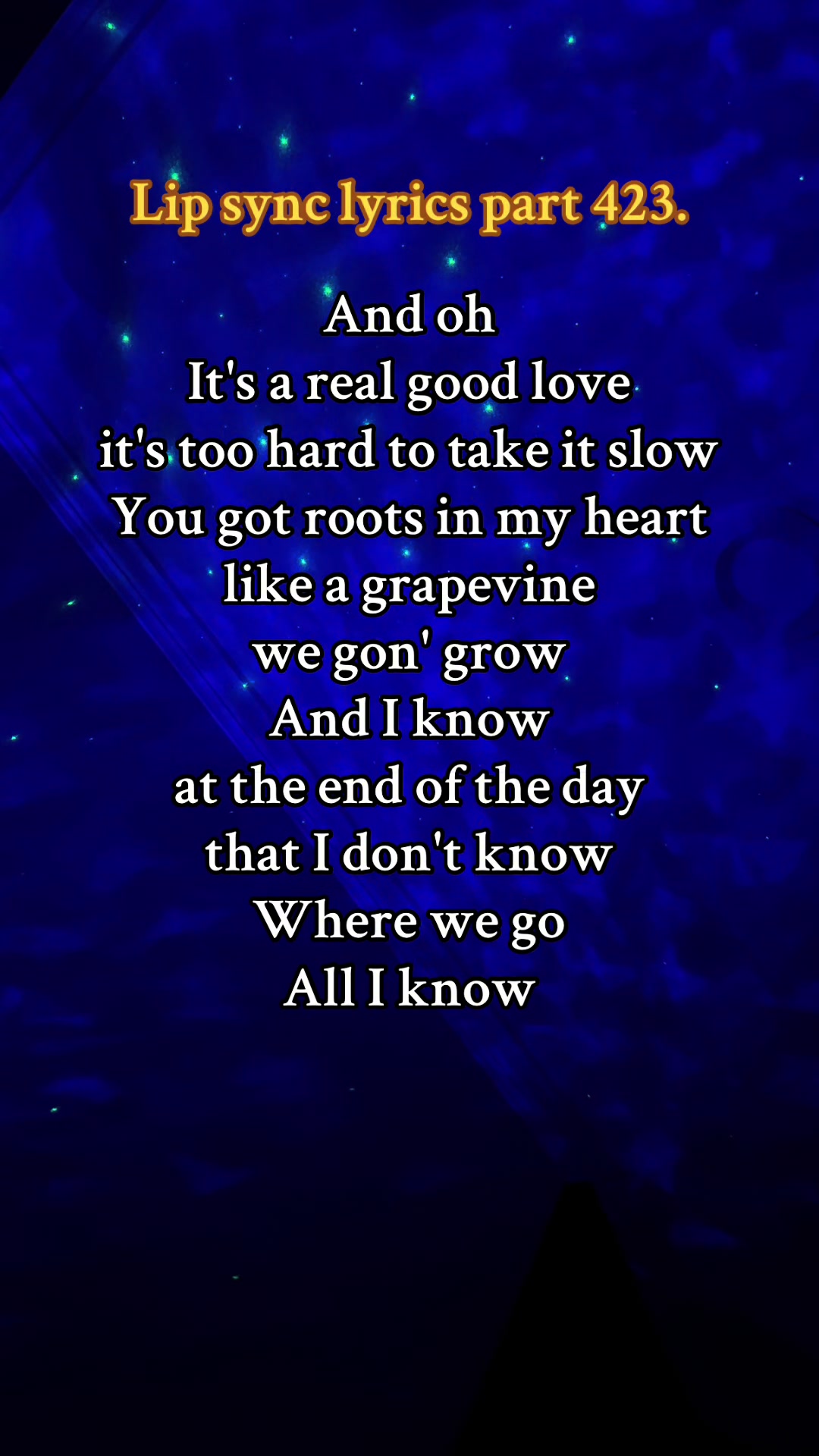 @Lipsync Lyrics & Acting
