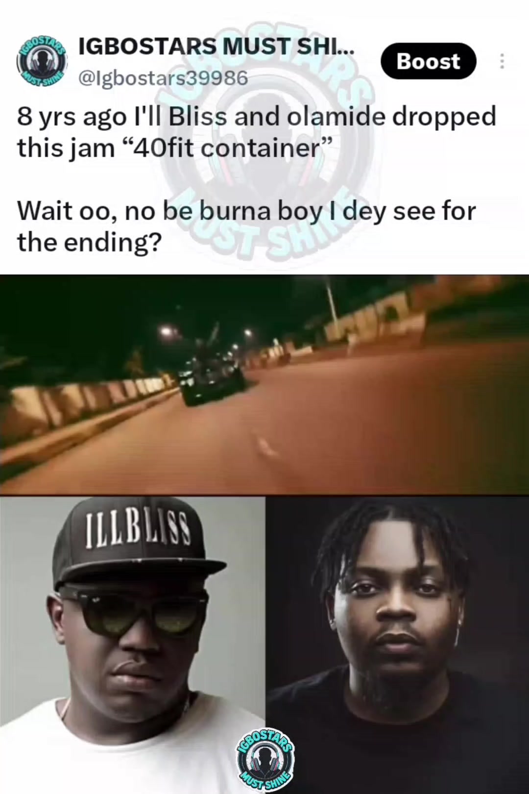 @Igbostars Must Shine ๐ฏ๐ช