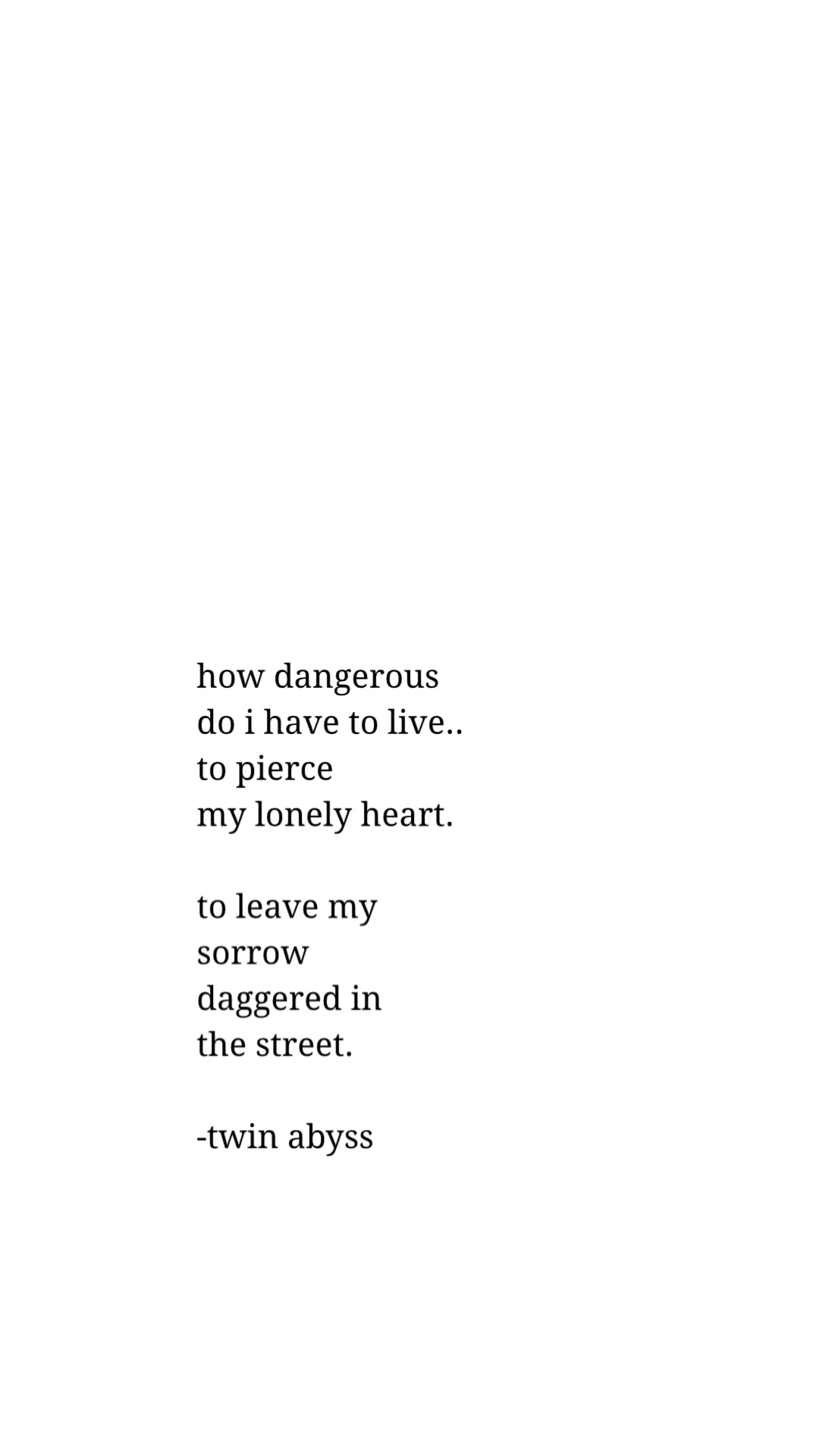 @Twin Abyss Poetry