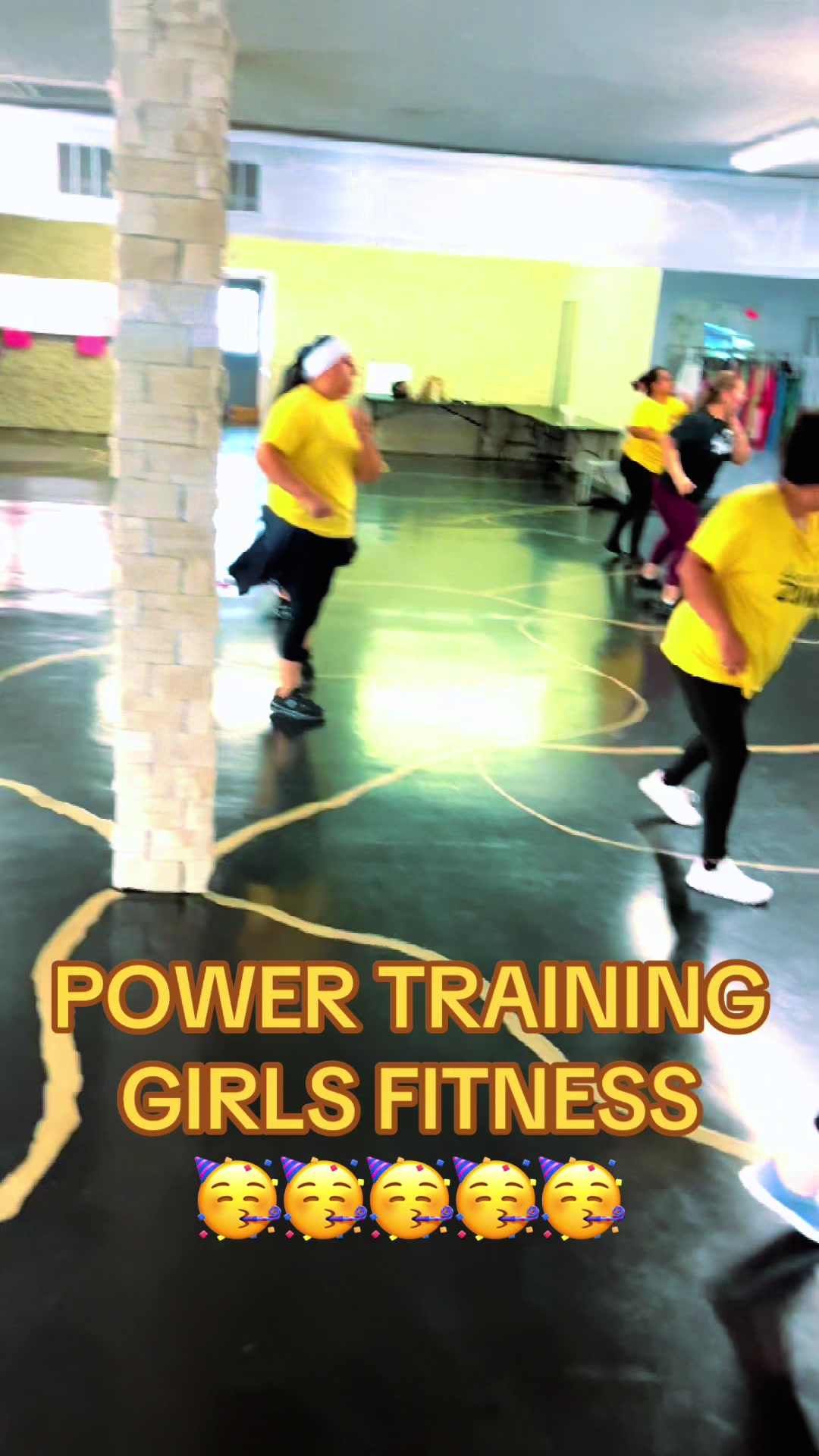 @Power training girls fitness.