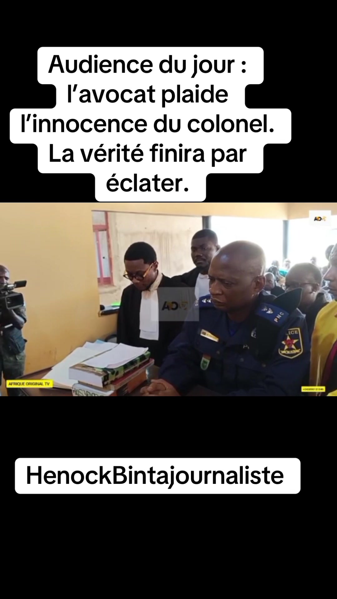 @Henock Binta Journaliste