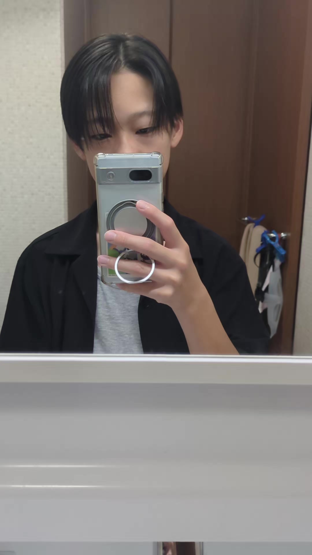 @1年後にヘアセット上手くなる学生🔥