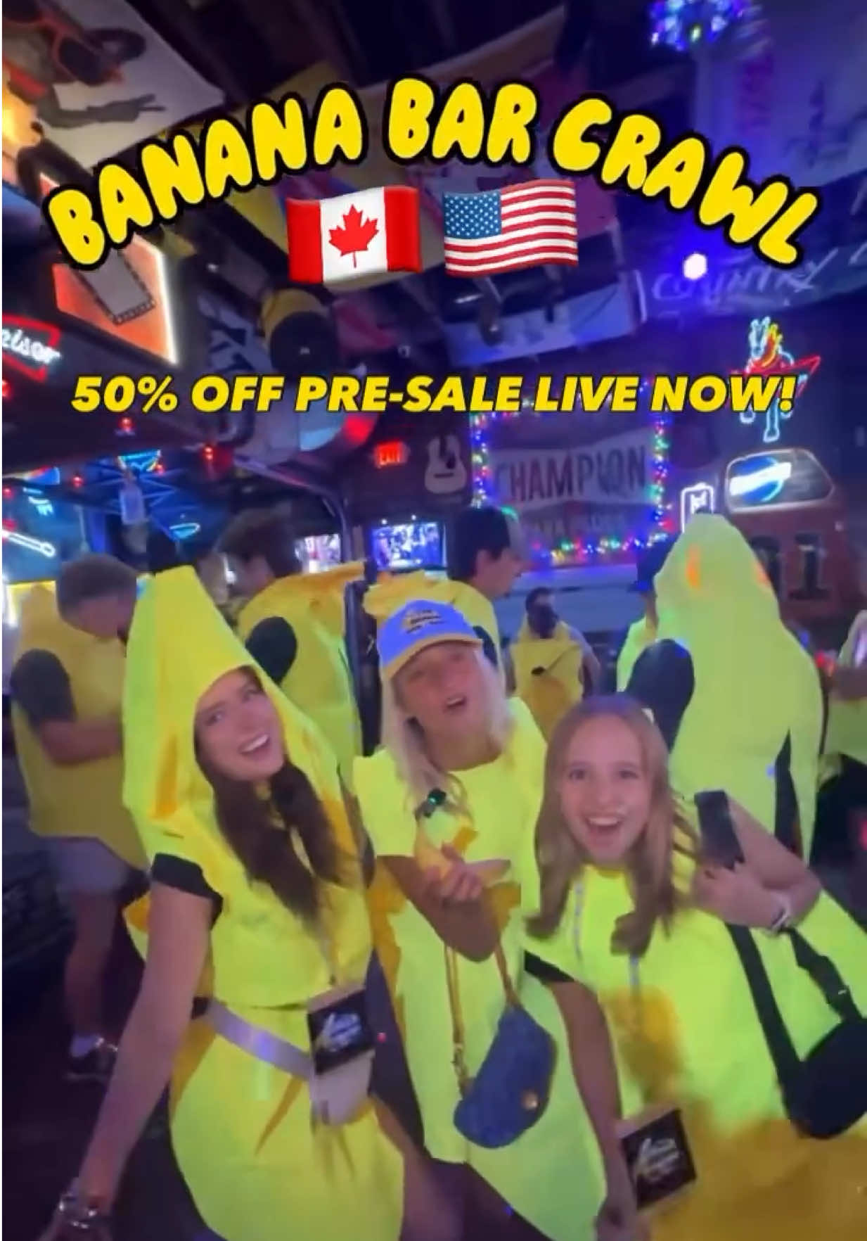 @The Banana Bar Crawl 🍌